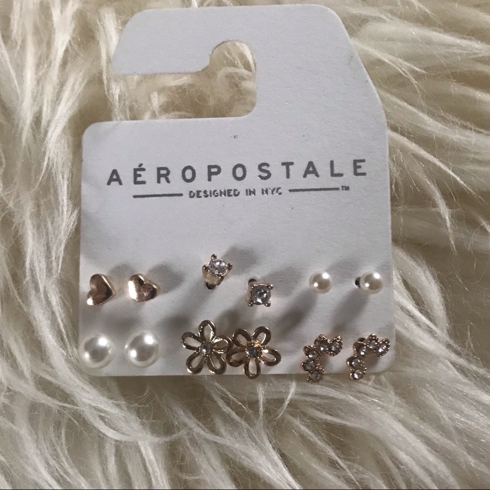 NWT Aeropostale 6pc Pair Earring Set